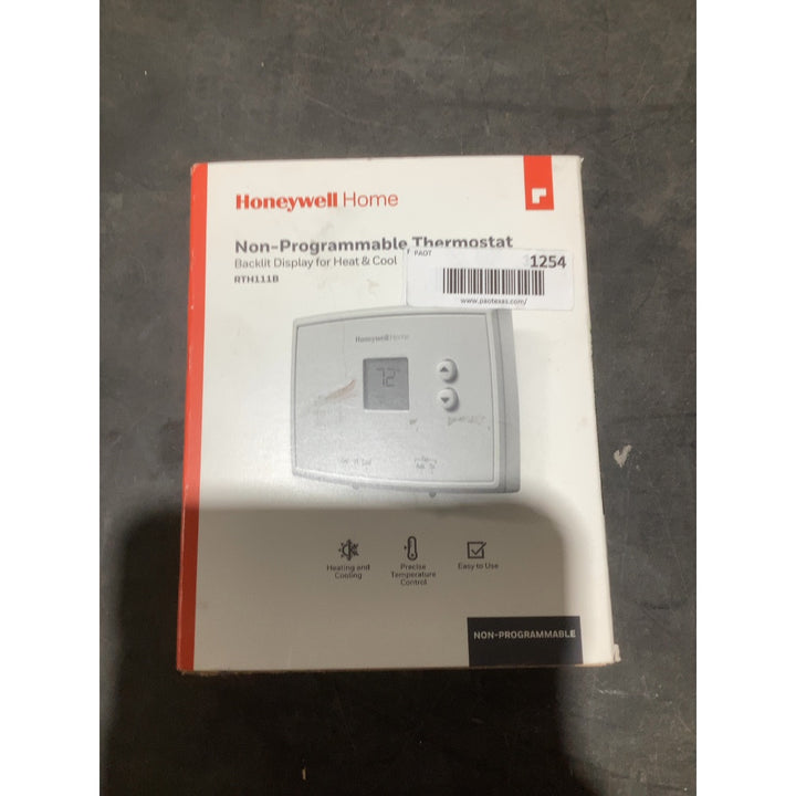 Lot # 1254 Honeywell Thermostat $30.95