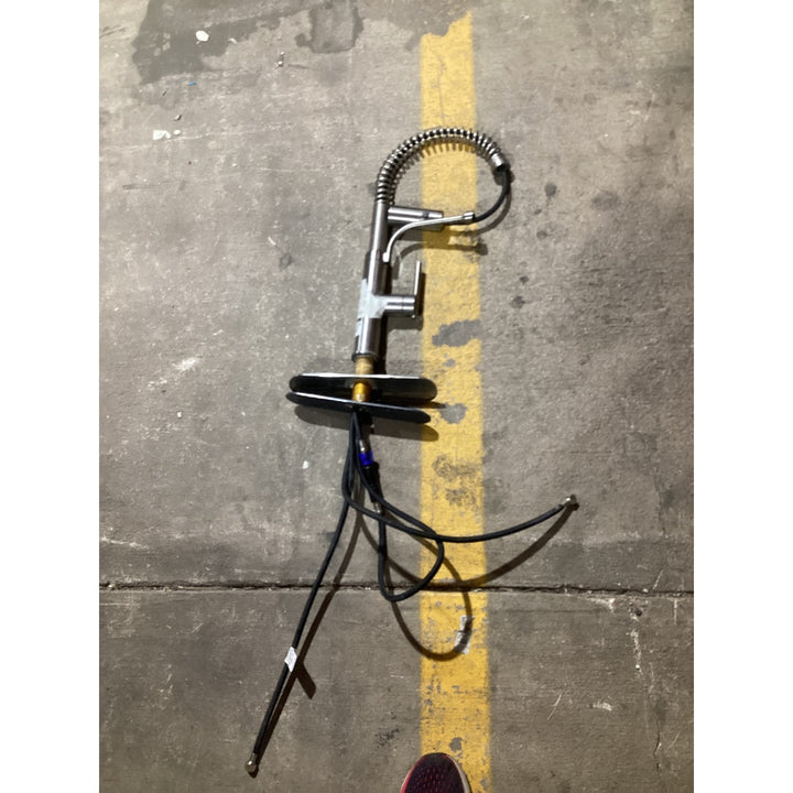 Lot # 1054 ROVO Stainless Steel Pull-Down Kitchen Faucet - $50