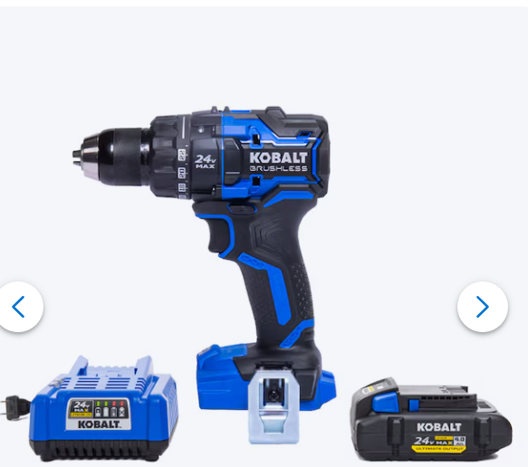 Lot # 826 Kobalt XTR 1/2-in Keyless Brushless Cordless Drill $189