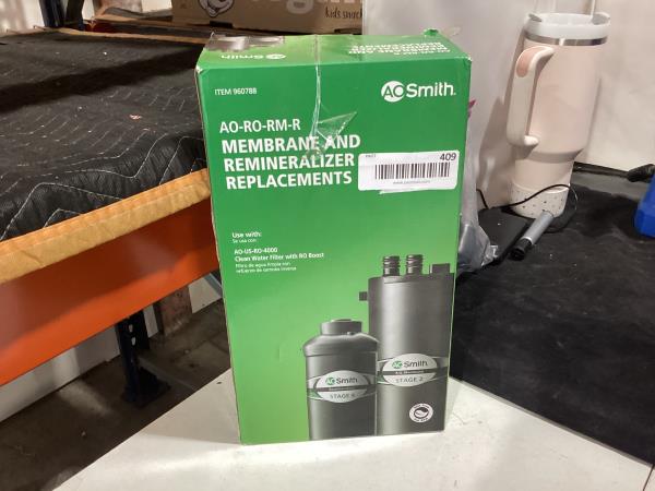 Lot # 409 Membrane & Remineralizer Replacements $125