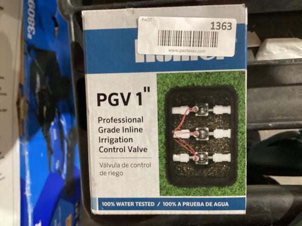 Lot # 1363 7014329 1 in. 150 PSI PGV Jar Top Valve $26