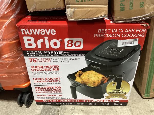 Lot # 1559 Nuwave Brio Air Fryer 8qt $270
