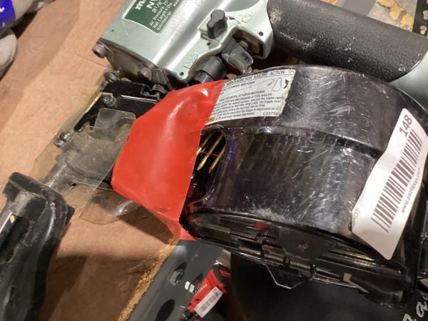 Lot # 148 Metabo HPT 2-1/2in 15° Pneumatic Siding Nailer$409