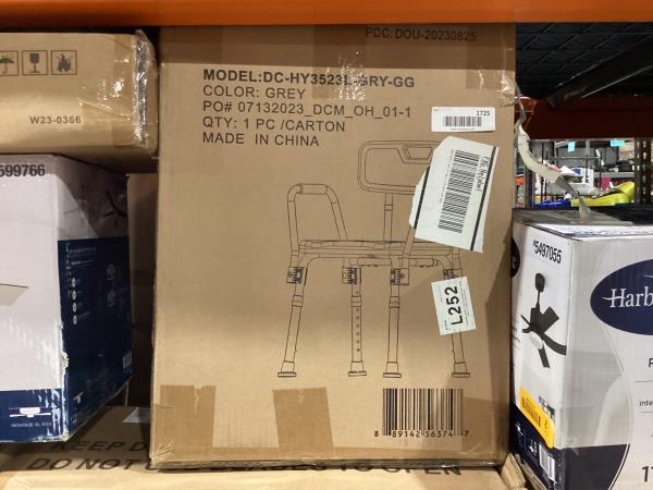 Lot # 1581 Flash Furniture Hercules Bath and Shower Chair $74
