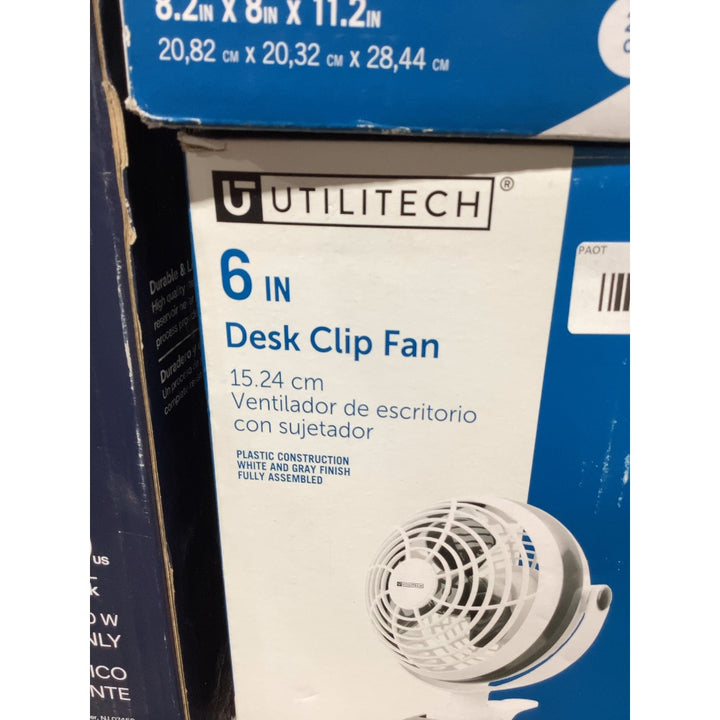Lot # 284 UTILITECH Desk Clip Fan $20.00