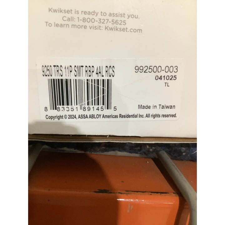 Lot # 38 Kwikset Deadbolt $85.37