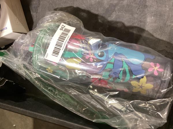 Lot # 942 Silver Buffalo Lilo  Stitch Cold Cup 24 oz $18