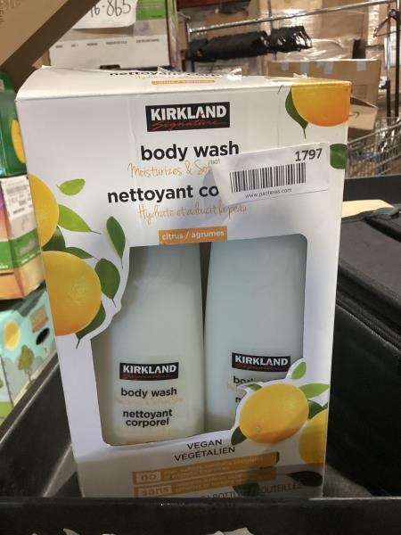Lot # 1797 Kirkland Signature Liquid Body Wash $37