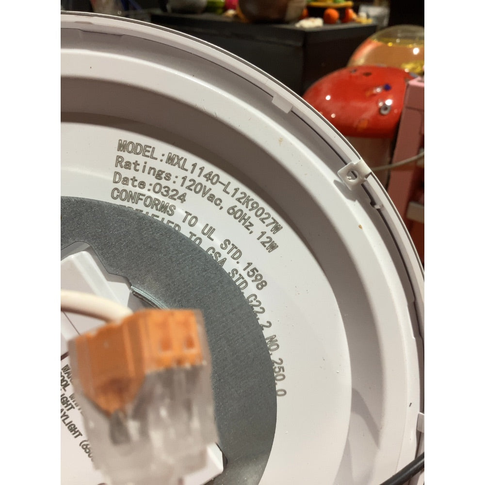 Lot # 1454 White LED Downlight MXL1140-L12K9027W $18