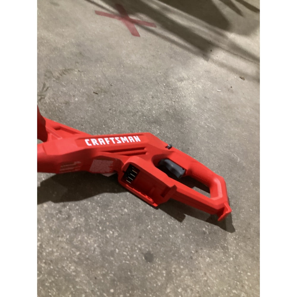 Lot # 1417 CRAFTSMAN Cordless String Trimmer, Red and Black, Efficient Trimming