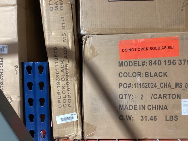Lot # 1661 Lars Black 30'' Round Wood Cocktail Table $140