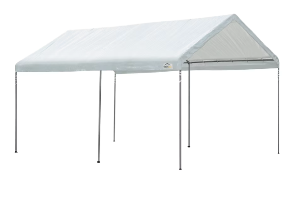 Lot # 1988 19.5-ft x 10-ft Rectangle White Party Canopy $189