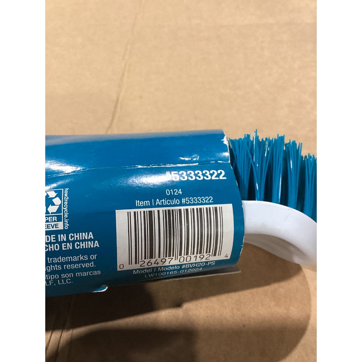 Lot # 140 HDX Scrub Brush Head BVH20-PS Blue $7