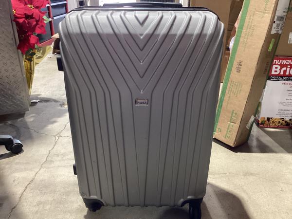 Lot # 1564 25'' grey hard suitcase $114