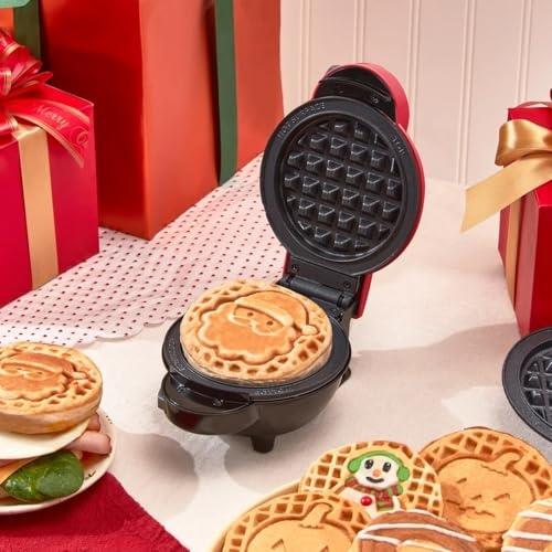 Dash MultiMaker Mini Waffle System with Removable Plates and Storage Case (open box)