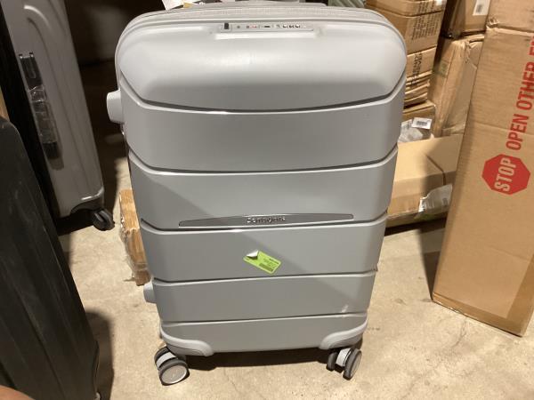 Lot # 1565 20'' grey hard suitcase $80