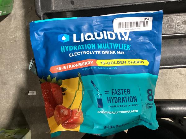 Lot # 958 Liquid I.V. Hydration Multiplier Electrolyte Drink $47