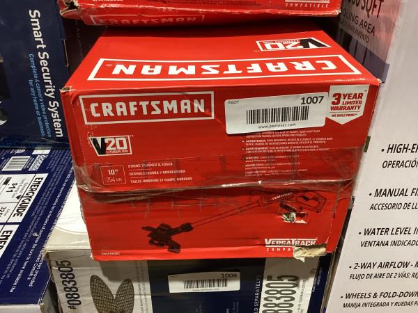 Lot # 1007 Craftsman Cordless String Trimmer 20 V 10-in $90
