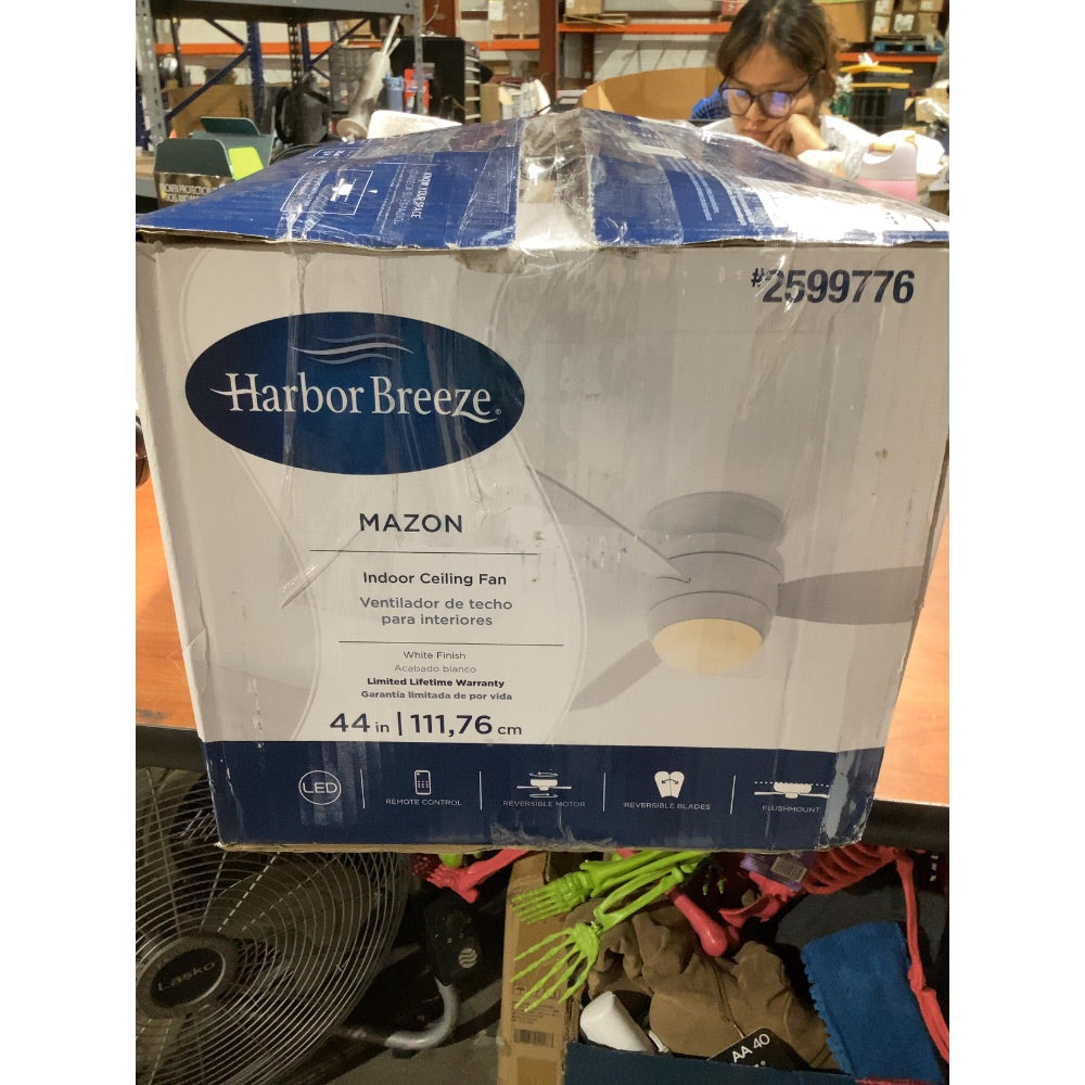 Lot # 403 Harbor Breeze Mazon 44 Ceiling Fan $130