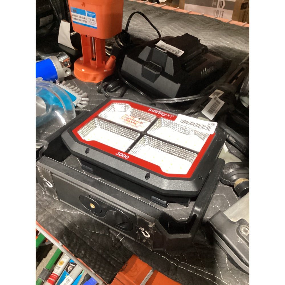 Lot # 898 Infinity X1 3000 Lumen Portable LED Work Light $50