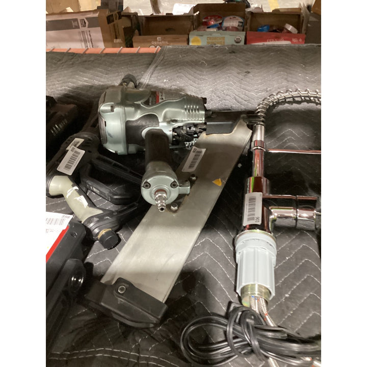 Lot # 900 Metabo HPT NR90ADS1 Framing Nailer  Faucet $200