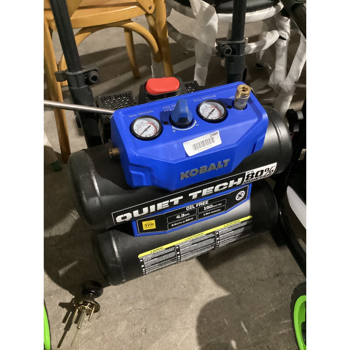 Lot # 2489 Kobalt Air Compressor $149
