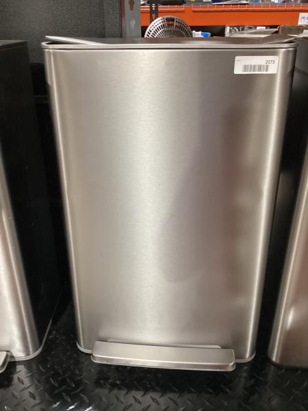 Lot # 2073 Stainless Steel Sensor Trash Can $59