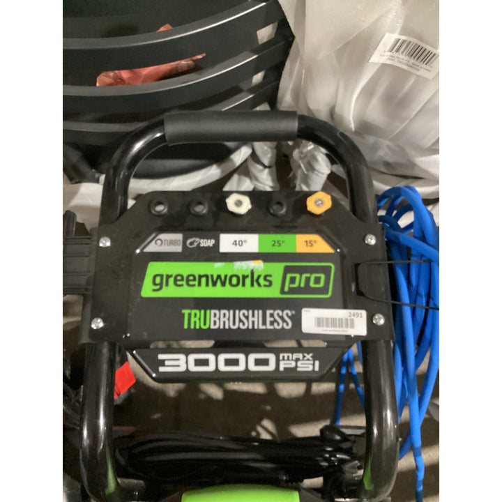 Lot # 2491 Greenworks Pressure Washer $300.00