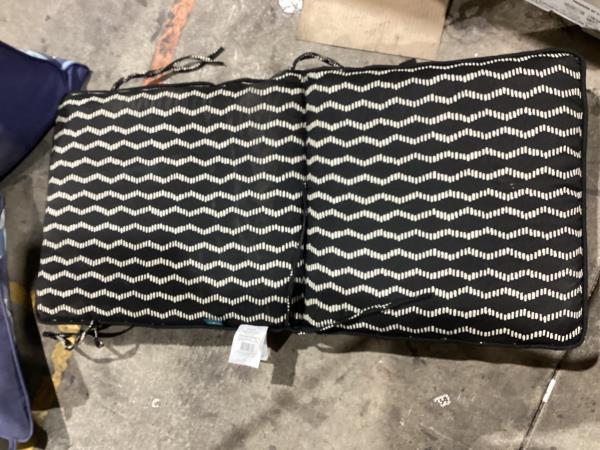 Lot # 291 Origin 21 Black Helix Jacquard Chair Cushion $60