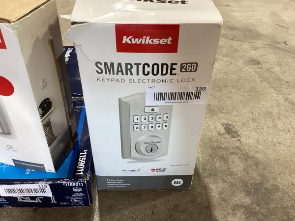 Lot # 120 Kwikset 260 Satin Nickel Keypad $99