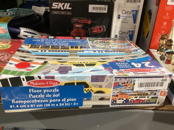 Lot # 468 Melissa & Doug Traffic Jam Jumbo Jigsaw Floor Puzzle (24 pcs, 2 x 3 feet Long) - FSC Certified