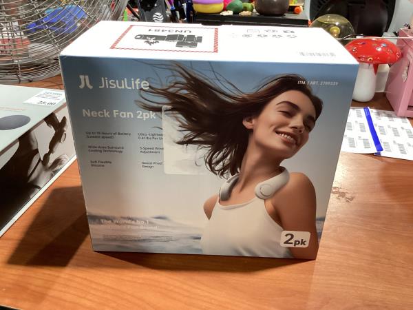 Lot # 1762 jisulife neck fan 2 pack $30