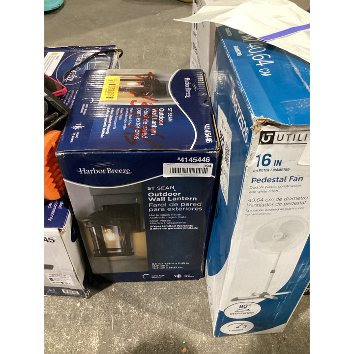 Lot # 394 Harbor Breeze Outdoor Wall Light $80