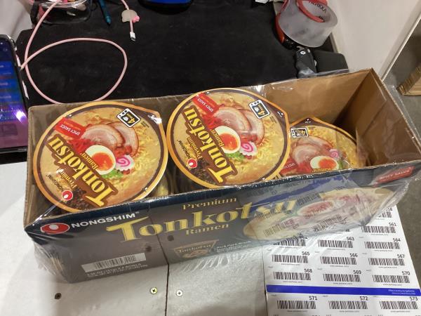 Lot # 543 Nongshim Tonkotsu Ramen Premium Noodle Soup $30