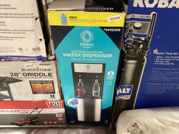 Lot # 4 Primo Stainless Steel Water Cooler $200