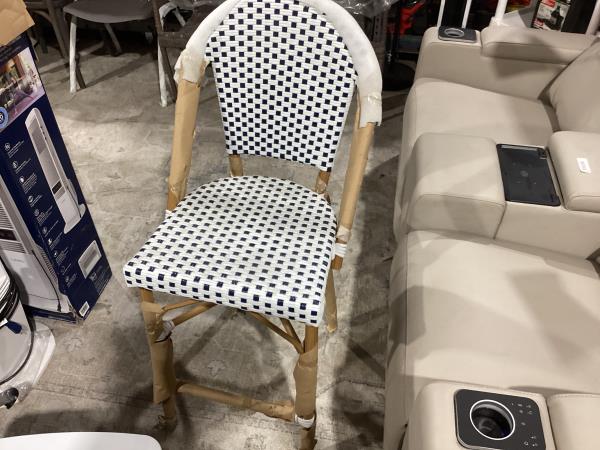 Lot # 2100 Flash Furniture Black/White French Stool $238