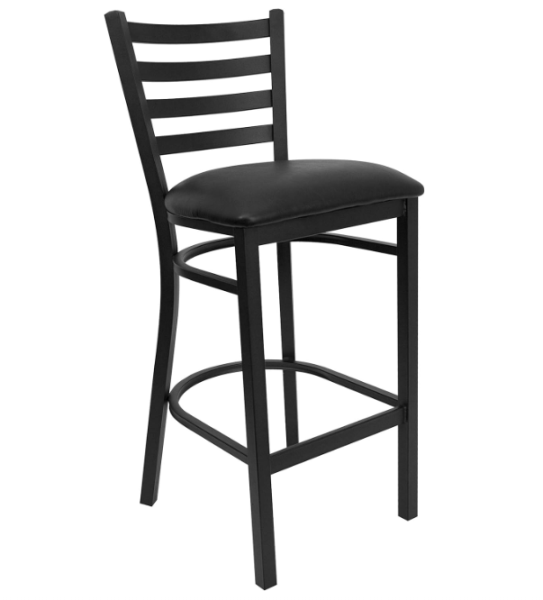 Lot # 2165 Flash Furniture Ladder Back Metal Height Chair $80