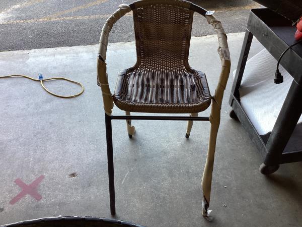 Lot # 2254 Flash Furniture Lila Dining Arm Chair $50
