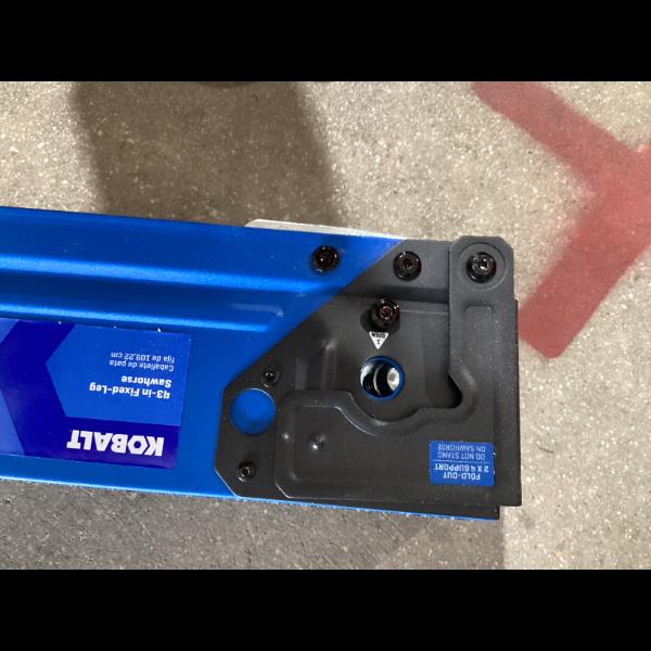 Lot # 1286 Kobalt Tools 43-in fixed-leg sawhorse Mdl 1410564 $30