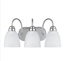 Lot # 1260 Project Source Chrome Vanity Light Bar $38