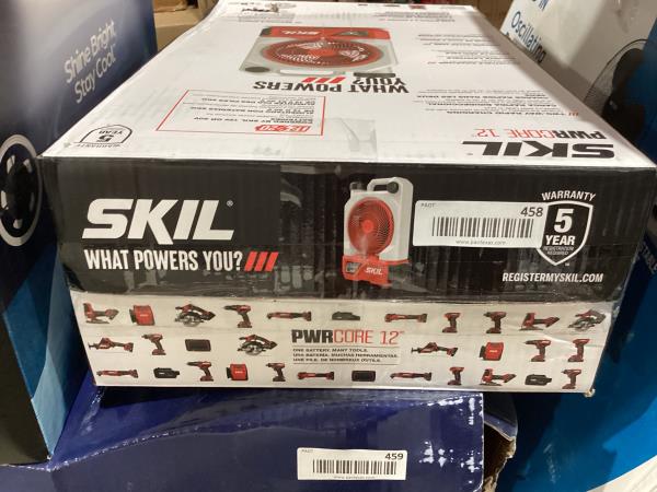 Lot # 458 Skil pwrcore 12 Misting Fan $85