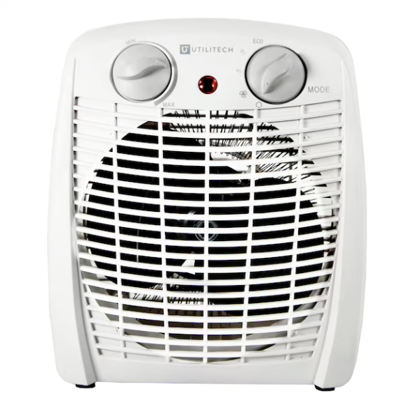 Lot # 1396 Utilitech Fan Forced Heater $27