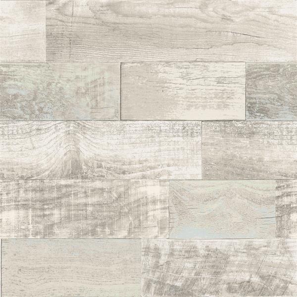 Scott Living | Salvaged Plank Self-Adhesive Wallpaper - 20.5-in X 18-Ft - Blue/green | Rona