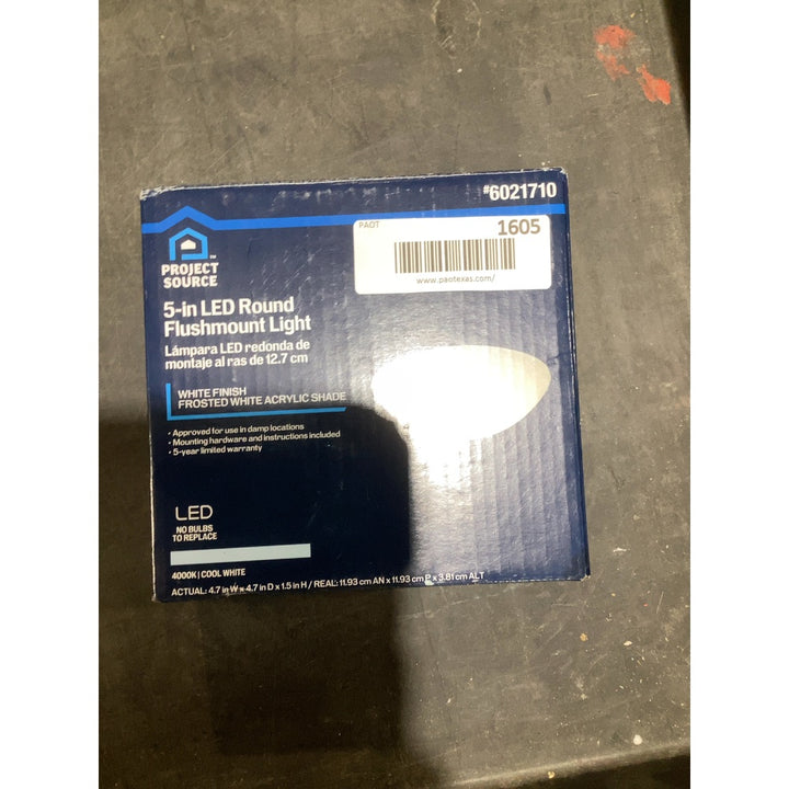 Lot # 1605 Project Source LED Light $10.00