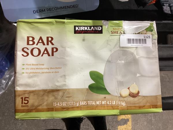 Lot # 1121 Kirkland Signature Bar Soap with Shea Butter $34