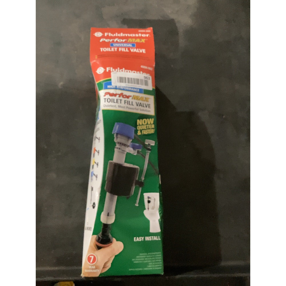 Lot # 963 Fluidmaster Fill Valve $15