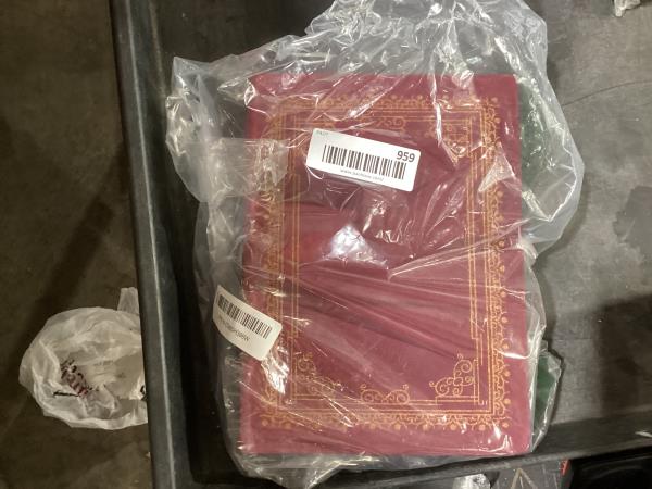 Lot # 959 Vintiquewise Book Trinket Box Red $14