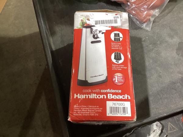 Lot # 956 Hamilton Beach Extra-Tall Can Opener SS $29