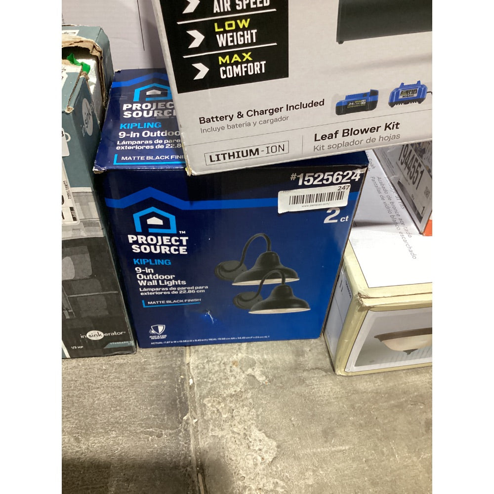 Lot # 247 Project Source Barn Light $50