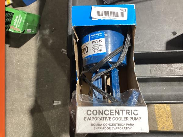 Lot # 961 Dial GPH Premium Evaporative Cooler Pump $41
